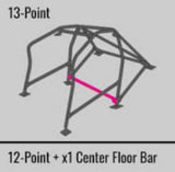 Cusco Safety21 2-Passenger 13-Point BLK DASH-ESCAPE Roll Cage Subaru STi GRB 08-14 (S/O NO CNCL) - 692 270 W13