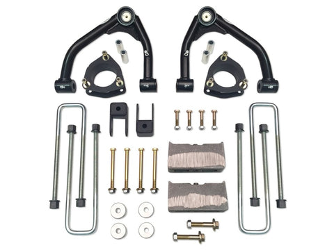 Tuff Country 14-18 Silverado 15 4wd 4in Uni-Ball Lift Kt (Alum/Stmp 2 Pc Stl Up Cntrl Arm No Shocks) - 14169