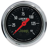 Autometer Jeep 2-1/16in 150 PSI Mechanical Air Locker Gauge - 880792