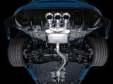 AWE Tuning 2023 Honda Civic Type R FL5 Touring Edition Exhaust w/ Triple Chrome Silver Tips - 3015-52287
