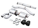 AWE Subaru BRZ/ Toyota GR86/ Toyota 86 Touring Edition Cat-Back Exhaust- Diamond Black Tips - 3015-33486
