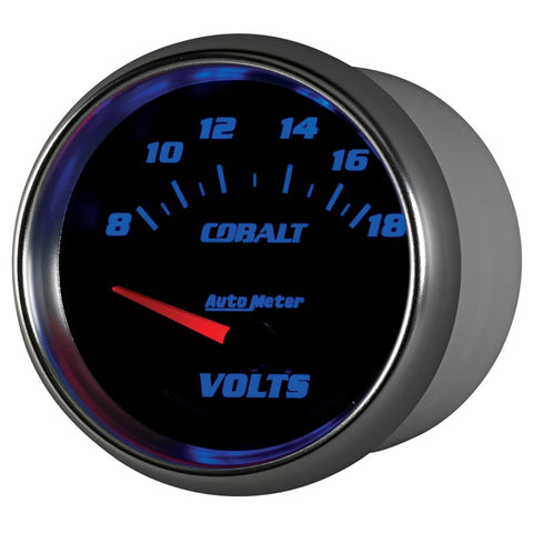 AutoMeter Gauge Voltmeter 2-5/8in. 18V Electric Cobalt - 7991