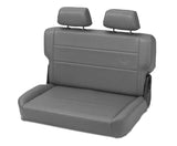 Bestop N-Tumble Seat - 55-83 Jeep Cj5 Fold (All Vinyl Charcoal/Gray) - 39440-09