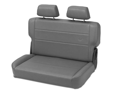 Bestop N-Tumble Seat - 55-83 Jeep Cj5 Fold (All Vinyl Charcoal/Gray) - 39440-09