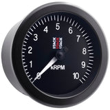 Autometer Stack Sport 88mm 0-10K RPM Tachometer - Black - ST100-010