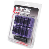 Wheel Mate Monster Open End Lug Nut Set of 20 - Purple 14x1.50 - 33006L