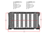 N-Fab Universal Roof Rack (Small 34.25 - 34 Width) - Tex. Black - U34253400