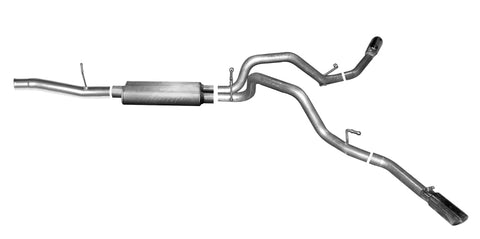 Gibson 14-19 Cadillac Escalade ESV Base 6.2L 3.5in/2.25in Cat-Back Dual Extreme Exhaust - Stainless - 65676