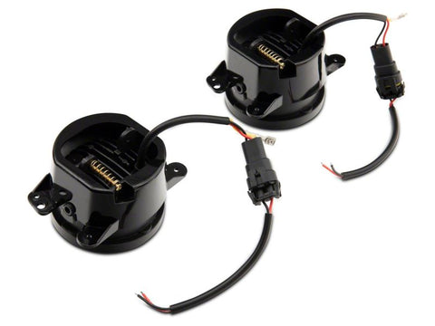 Raxiom 07-18 Jeep Wrangler JK 18-23 Jeep Wrangler JL Axial Series Nighthawk LED Fog Lights - J141597