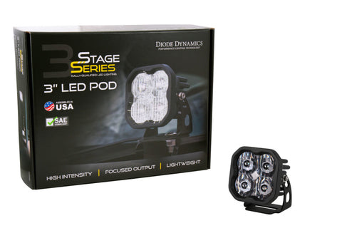 Diode Dynamics SS3 LED Pod Max - White Spot Standard (Single) - DD6490S