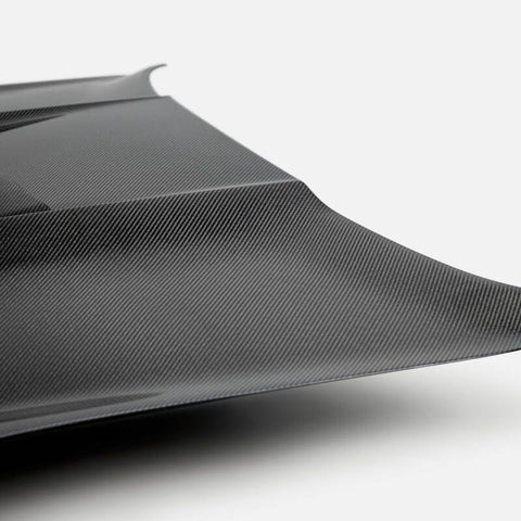 Anderson Composites 15-20 Ford Mustang Shelby GT350/GT350R Type GT5 Double Sided Carbon Fiber Hood - AC-HD15FDMU350-GT5-DS