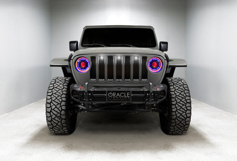 Oracle Pre-Runner Style LED Grille Kit for Jeep Gladiator JT - White - 5871-001