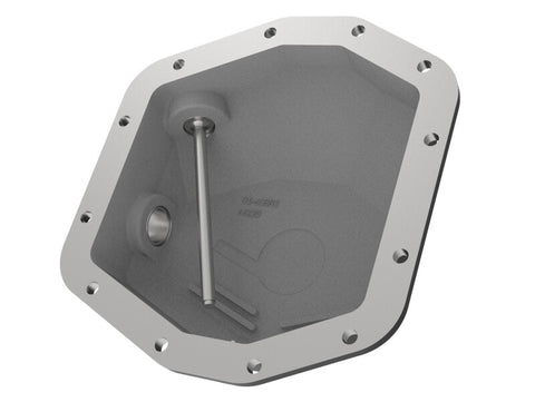 aFe POWER 2021 Ford Bronco w/ Dana M220 Diff Cover w/ Gear Oil Black Street Series w/ Machined Fins - 46-71291B