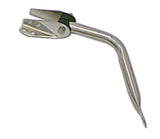 Rugged Ridge 55-86 Jeep CJ Stainless Steel Right Mirror Arm & Bracket - 11007.02