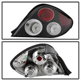 Spyder Hyundai Tiburon 03-05 Euro Style Tail Lights Black ALT-YD-HYT03-BK - 5005434