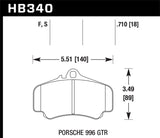 Hawk HPS Street Brake Pads - HB340F.710