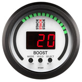 Autometer Stack 52mm -1 to +2 Bar (-30INHG to +30 PSI) Boost Controller - White - ST3462
