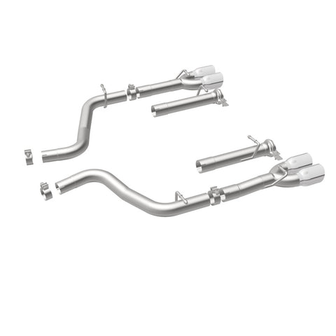 MagnaFlow Axle-Back, SS, 2.5in, Quad Split Rear 3.5in Tip 2015 Dodge Challenger R/T 5.7L - 19210