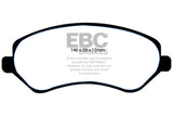 EBC 04-07 Chrysler Town & Country 3.3 Rear Drums Yellowstuff Front Brake Pads - DP41612R