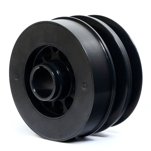 Fluidampr Ford 8BA Flat Head Wide Belt Harmonic Balancer - Ford Flathead V8 w/ Wide Belt Pulley - 550201
