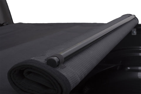 Lund 07-17 Chevy Silverado 1500 (6.5ft. Bed) Genesis Roll Up Tonneau Cover - Black - 96895