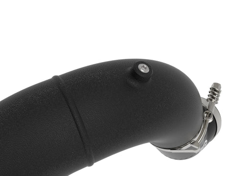 aFe BladeRunner 3-1/2in Aluminum Cold Charge Pipe Black RAM Diesel Trucks 25-26 L6-6.7L (td) - 46-20819-B