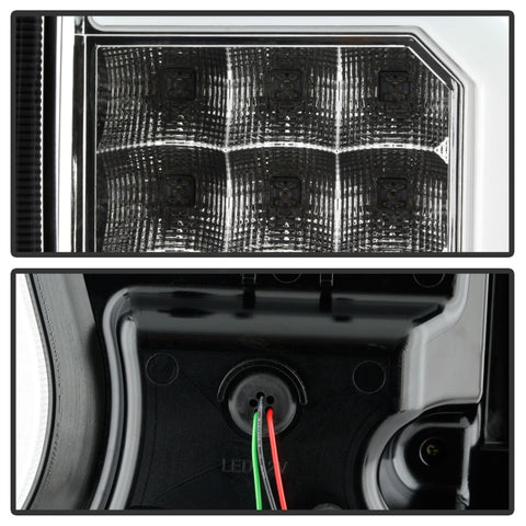 Spyder 04-09 Dodge Durango LED Tail Lights - Chrome ALT-YD-DDU04-LED-C - 5086525