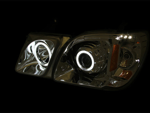 ANZO 1998-2007 Lexus Lx470 Projector Headlights w/ Halo Chrome (CCFL) - 111169