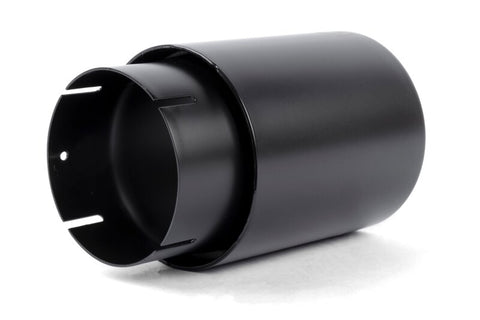 Dinan Double-Walled 4in Clamp-On Exhaust Tip - Black - 4in Outlet / 3.25in Inlet - D663-0574-BOX