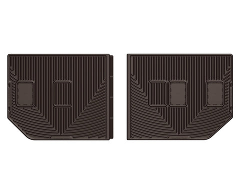 WeatherTech 2007-2010 Cadillac ESV Rear Rubber Mats - Cocoa - W264CO