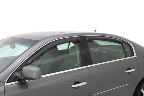 AVS 06-12 Buick Lucerne Ventvisor Outside Mount Window Deflectors 4pc - Smoke - 94392
