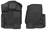 Husky Liners 15-23 Ford F-150 Super/Super Crew Cab WeatherBeater Black Front Floor Liners - 18361