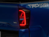 Raxiom 16-23 Toyota Tacoma LED Tail Lights- Black Housing- Clear Lens - TT15696