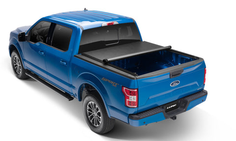 Lund 99-07 Ford F250/F350/F450 Super Duty (8ft bed) Genesis Roll Up Tonneau Cover - Black - 960253