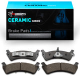 R1 95-02 Mercury Mountaineer Rear Ceramic Brake Pads - 2310-0667-00