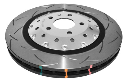 DBA 13-16 Audi RS5 (w/ Scalloped Edge Iron Rotors) Rear 5000 Series Slotted Rotor w/Silver Hat - 52835SLVS