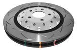 DBA 13-16 Audi RS5 (w/ Scalloped Edge Iron Rotors) Rear 5000 Series Slotted Rotor w/Silver Hat - DBA52835SLVS