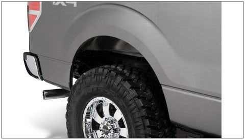 Bushwacker 09-14 Ford F-150 Styleside Pocket Style Flares 2pc 67.0/78.8/97.4in Bed - Black - 20080-02