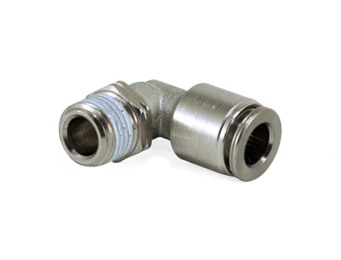 Air Lift Swivel Elbow Fitting - 1/8in MNPT x 1/4in PTC - 21848