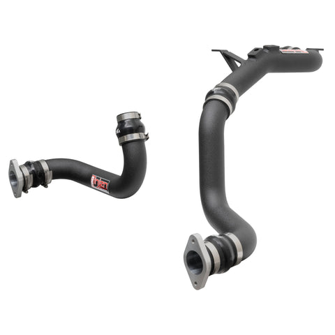 Injen 22-23 Honda/Acura Civic/Si/Integra 1.5L Turbo Aluminum Intercooler Pipe Kit - Wrinkle Black - SES1586ICPWB