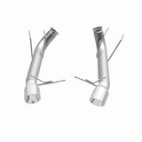 MagnaFlow 13 Ford Mustang Dual Split Rear Exit Stainless Axle-Back Cat Back Exhaust (Competition) - 15152