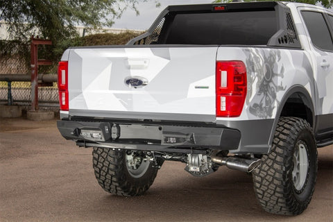 Addictive Desert Designs 2019 Ford Ranger Stealth Fighter Rear Bumper w/ Backup Sensor Holes - R221231280103