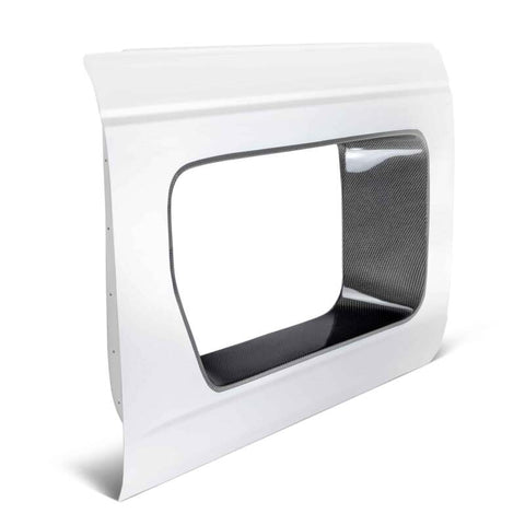 Anderson Composites 21-22 Ford Bronco 4DR Fiberglass Front Doors (Pair) w/ CF Inserts - Off Road - AC-DD21FDBR4D-HA-F-PC