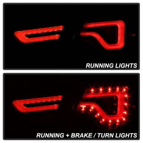 xTune 14-18 Chevy Impala (Excl 14-16 Limited) LED Tail Lights - Black (ALT-JH-CIM14-LBLED-BK) - 9042140