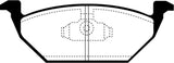 EBC 98-99 Volkswagen Beetle 2.0 Ultimax2 Front Brake Pads - UD768