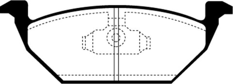 EBC 98-99 Volkswagen Beetle 2.0 Ultimax2 Front Brake Pads - UD768
