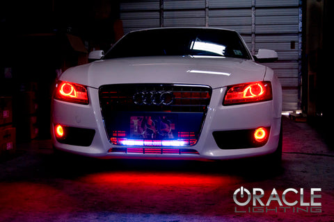 Oracle 07-13 Audi A5 LED Headlight Halo Kit - Red - 2351-003