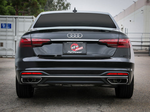 aFe 20-21 Audi A4 L4-2.0L (t) MACH Force-Xp 3in to 2-1/2in Stainless Steel Cat-Back Exhaust System - 49-36446
