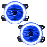Oracle 07-17 Jeep Wrangler LED Fog Light Halo Kit - Blue - 1177-002