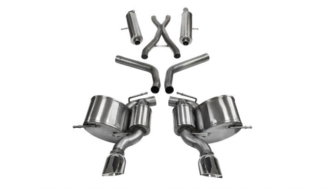 Corsa 12-14 Jeep Grand Cherokee 6.4L V8 Polished Sport Cat-Back Exhaust - 14466